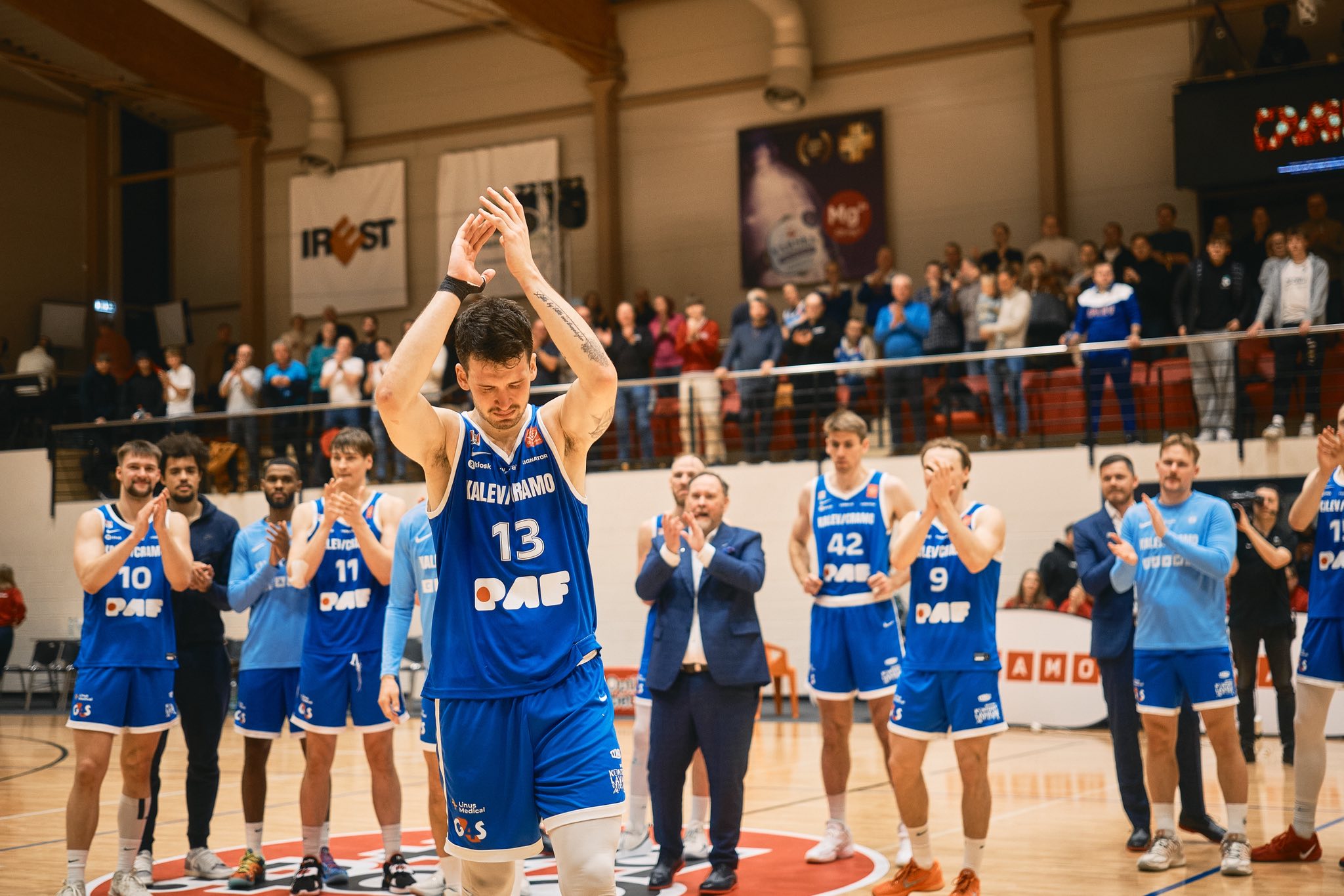 Kuus hooaega Kalev/Cramo ridades pallinud Kregor Hermet suundub Prantsusmaa kõrgliigasse Dijoni meeskonda. Enne äralendu oli ta endale üllatuseks külaliseks mei